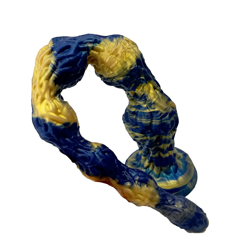 (image for) Rattan Mixed Color Extreme Long Anal Beads
