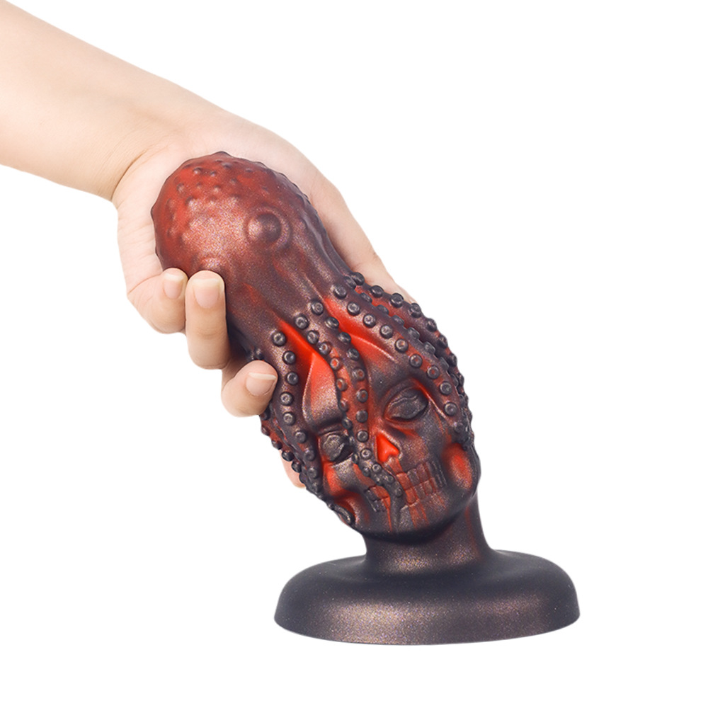 (image for) Octopus Skeleton Alien Multi-Color Butt Plug