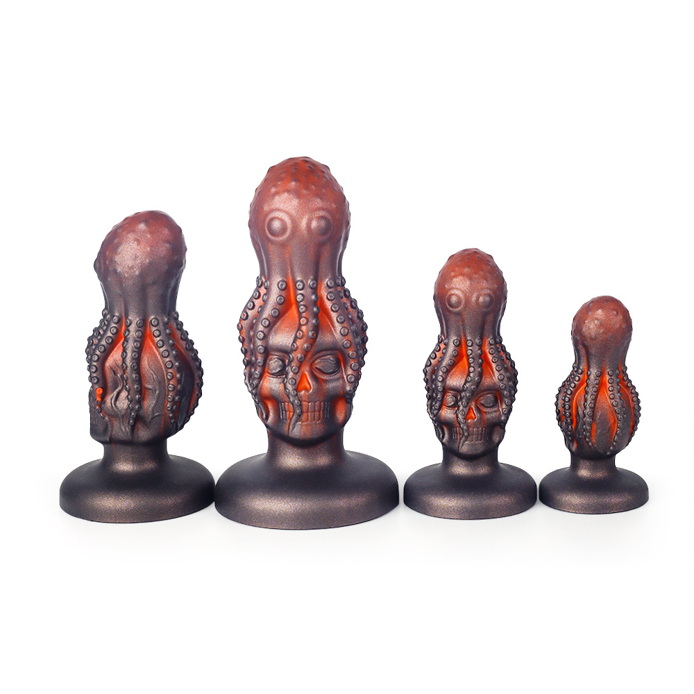 (image for) Octopus Skeleton Alien Multi-Color Butt Plug