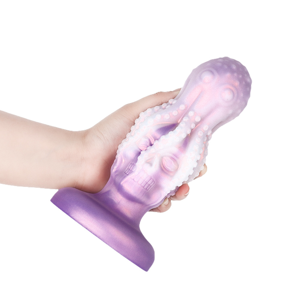 (image for) Octopus Skeleton Alien Multi-Color Butt Plug