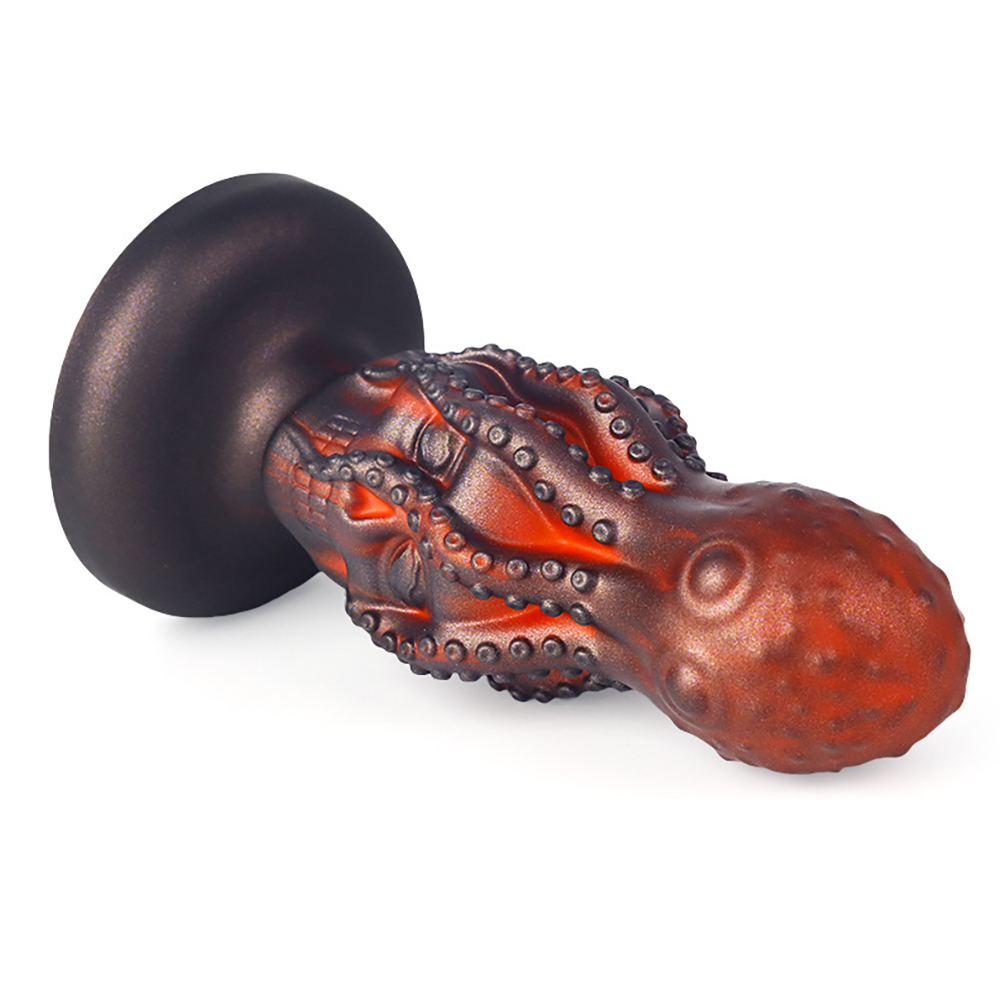 (image for) Octopus Skeleton Alien Multi-Color Butt Plug
