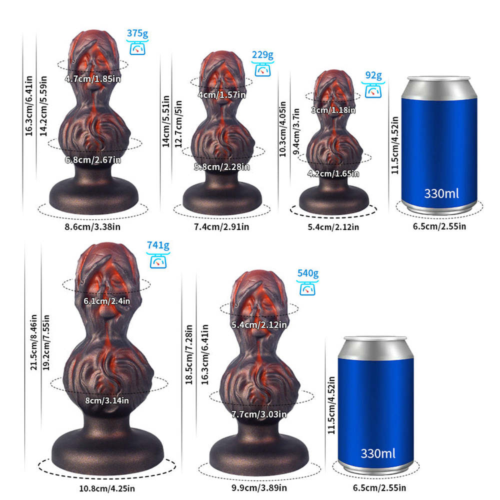 (image for) Sacrilegious Skull Multi-Color Butt Plug
