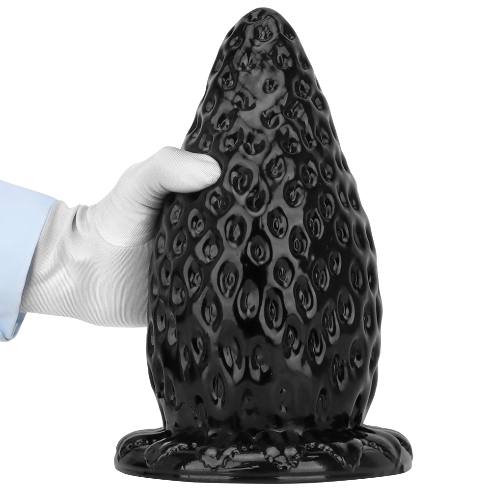 (image for) Strawberry Huge Butt Plug - PVC