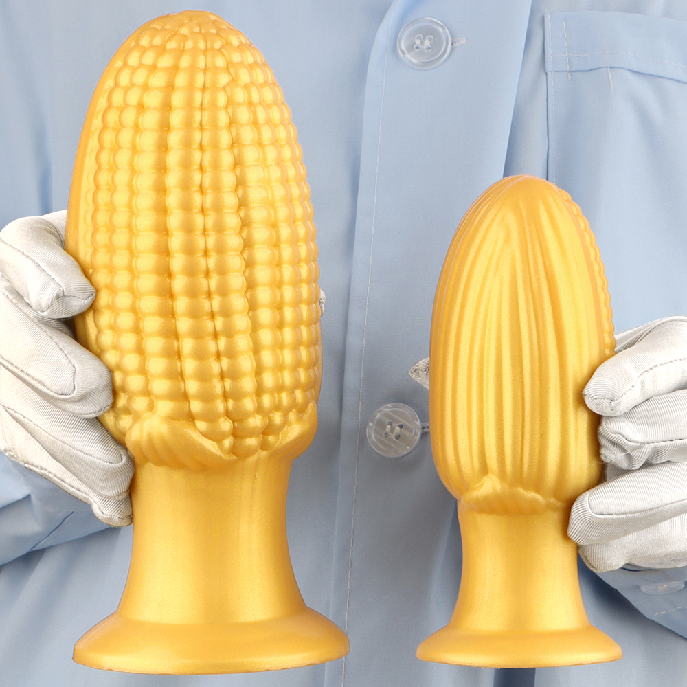 Corn Huge Butt Plug - Silicone