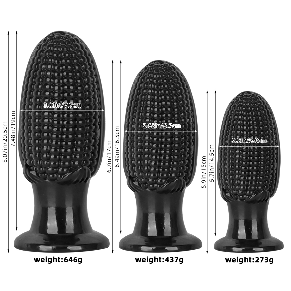 (image for) Corn Huge Butt Plug - PVC