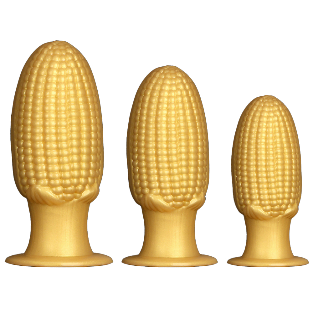Corn Huge Butt Plug - Silicone