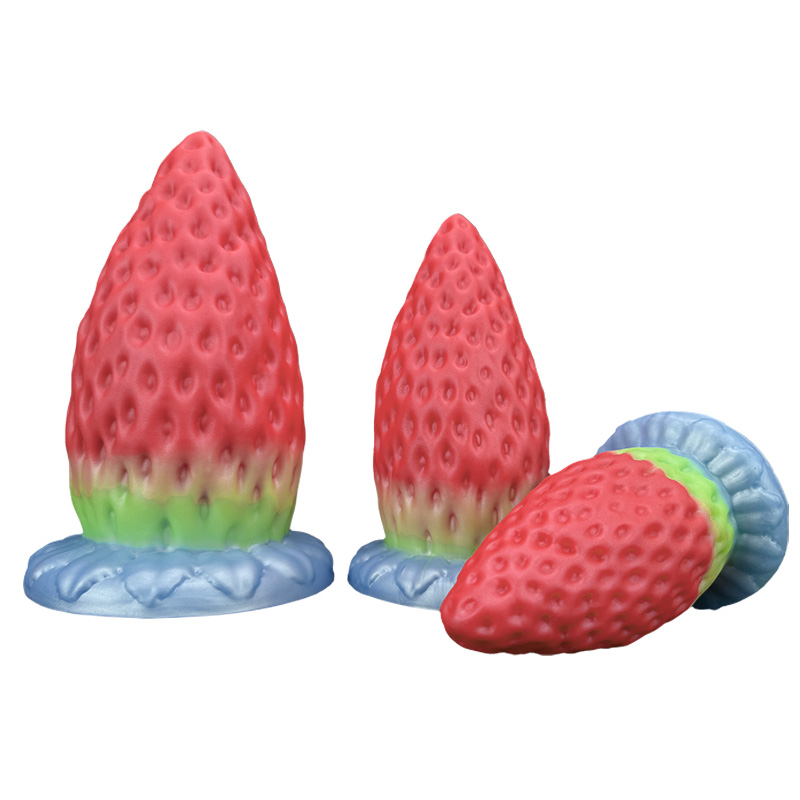 (image for) Strawberry Huge Butt Plug