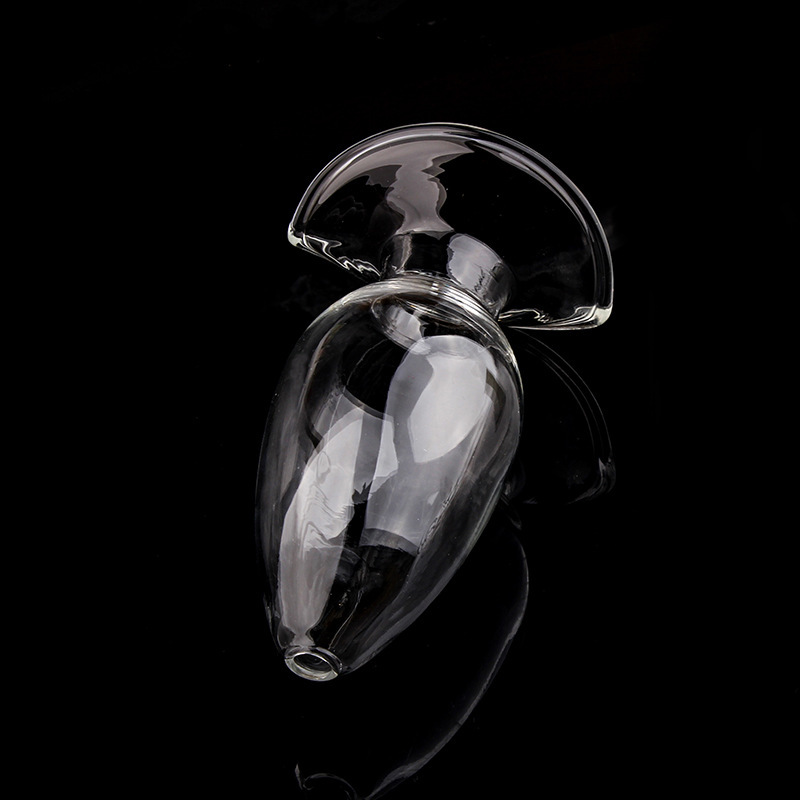 (image for) Glass Crystal Hollow Anal Trainer Butt Plug