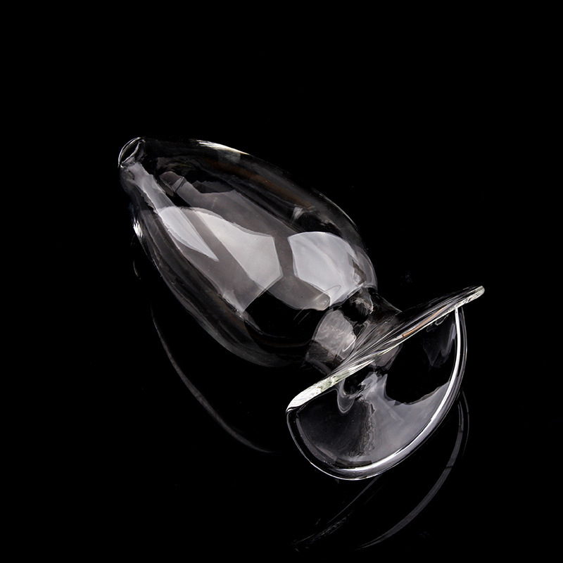 (image for) Glass Crystal Hollow Anal Trainer Butt Plug