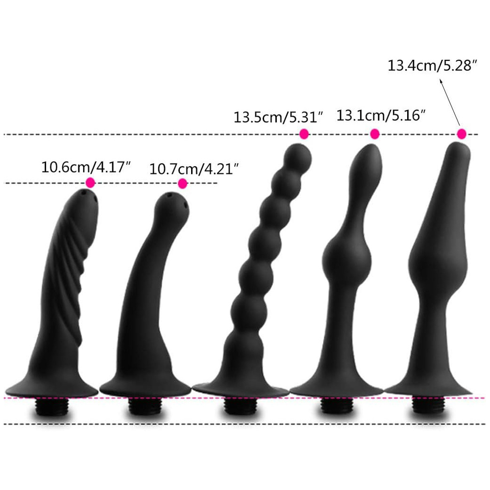 (image for) Rubber Bottle Enema Sex Anal Cleaner 5 Styles