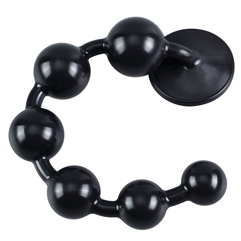 Overlength Liquid Silicone Round Beads Anal Plug