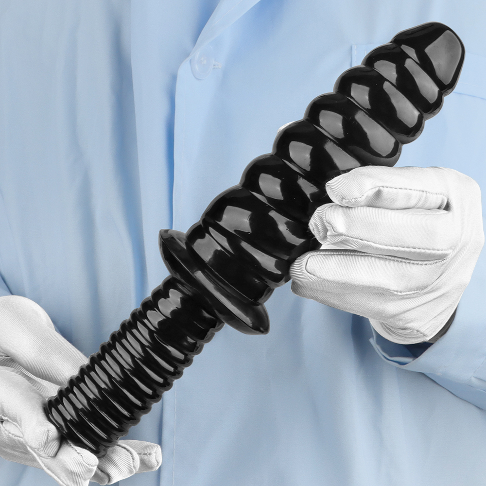 Long Anal Beads Dildo Screw Handle