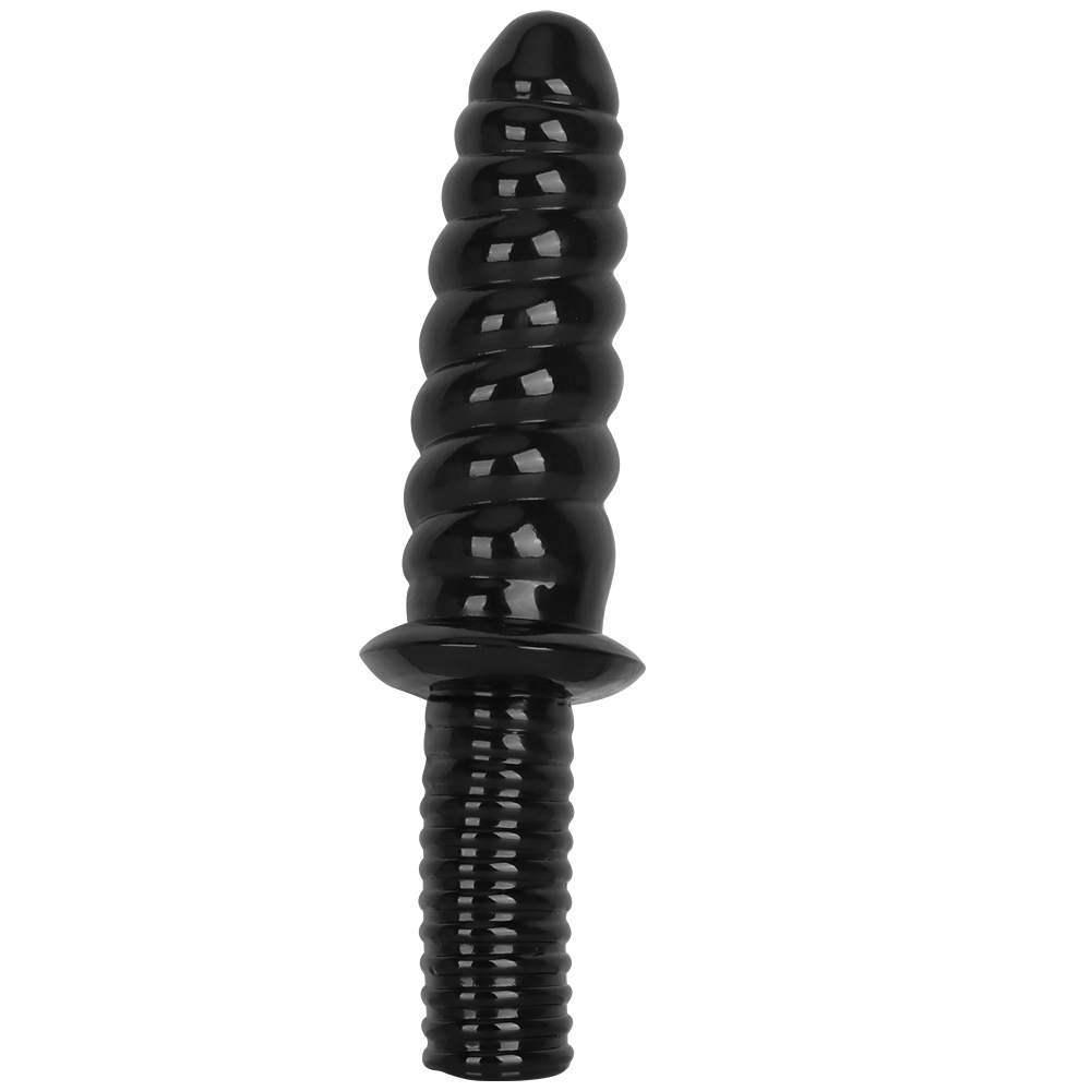 Long Anal Beads Dildo Screw Handle