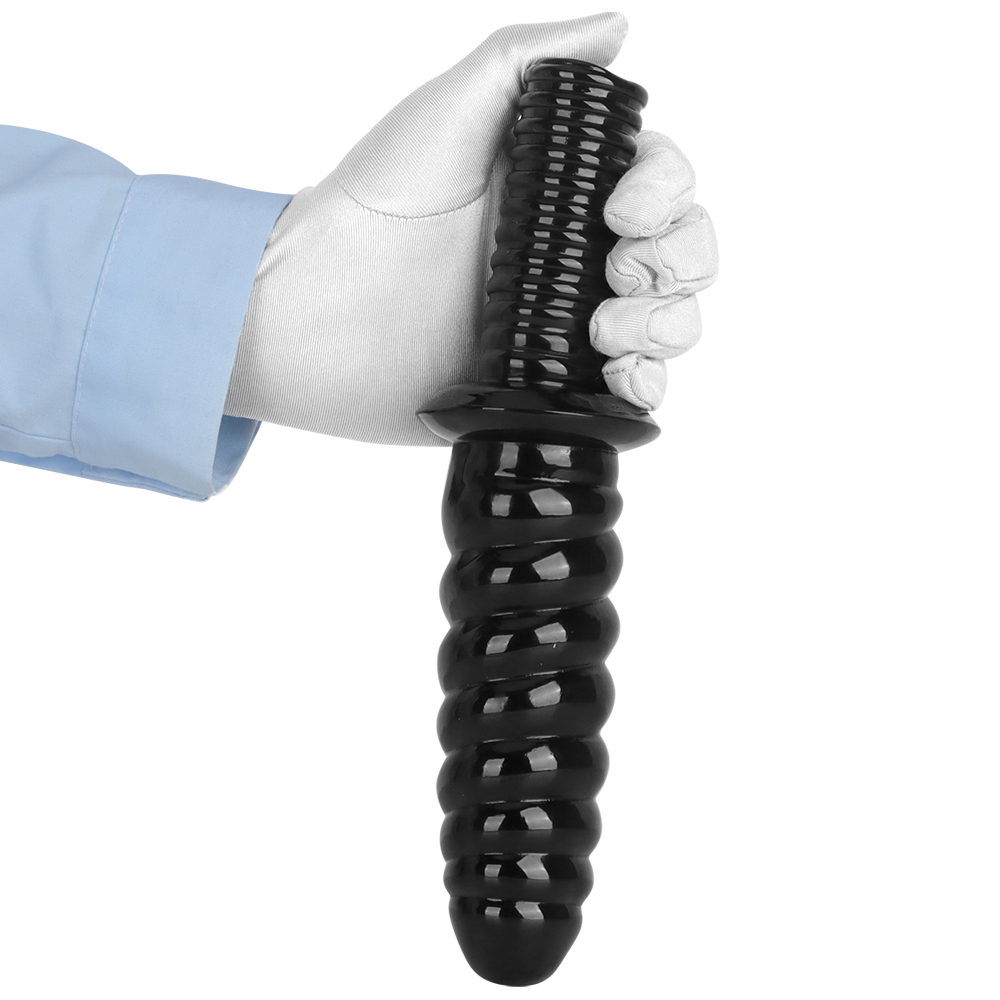 (image for) Long Anal Beads Dildo Screw Handle