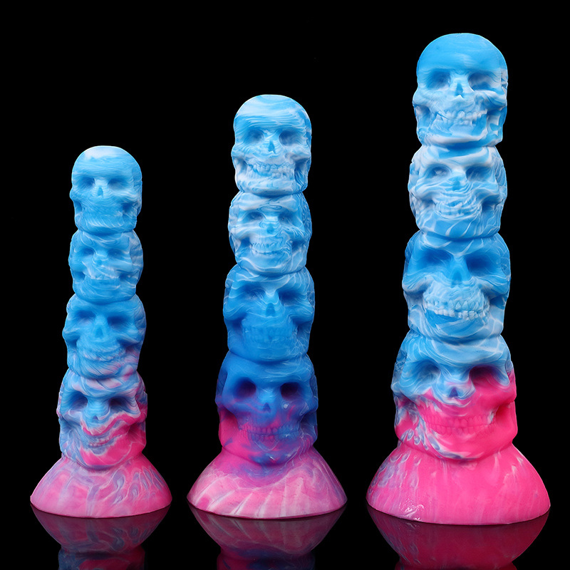 (image for) Spooky Scary Skeletons Anal Beads
