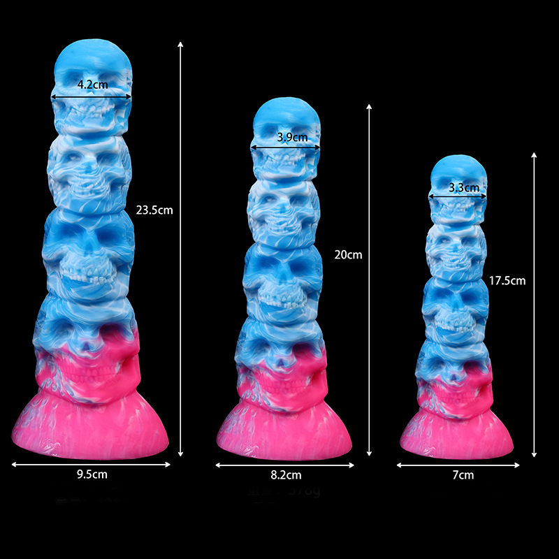 (image for) Spooky Scary Skeletons Anal Beads