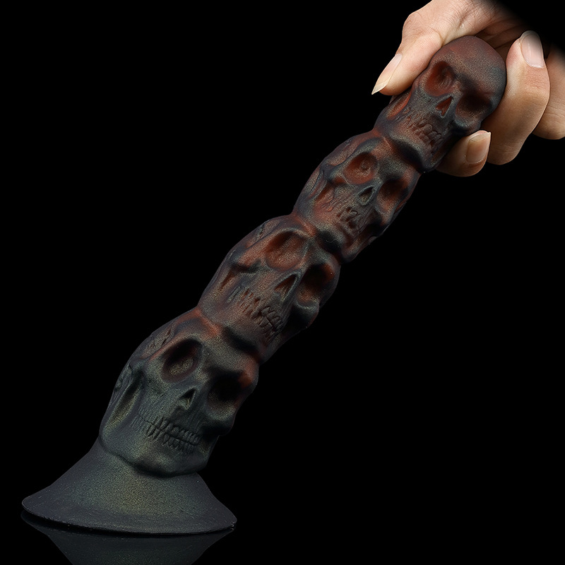 (image for) Frightful Fantasy Skull Anal Beads
