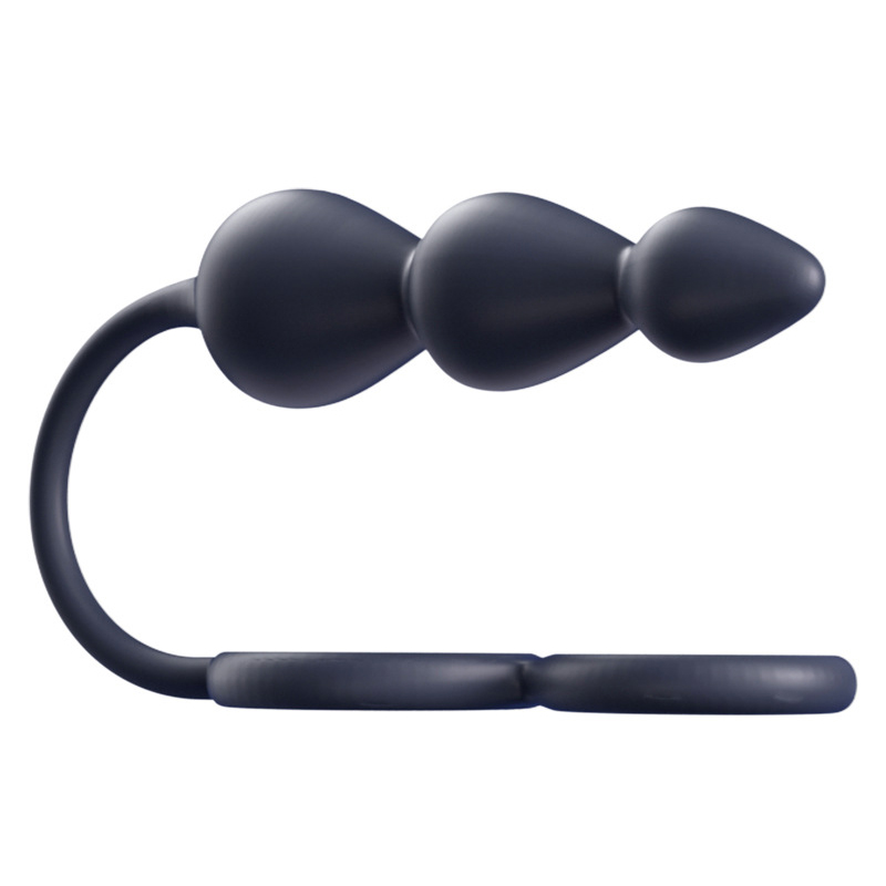 (image for) Double Cock Ring Anal Beads