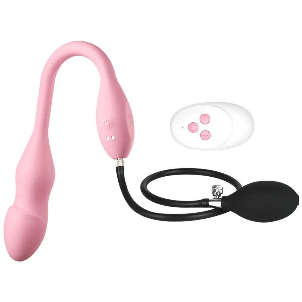 (image for) Inflatable Egg Vibrator Butt Plug