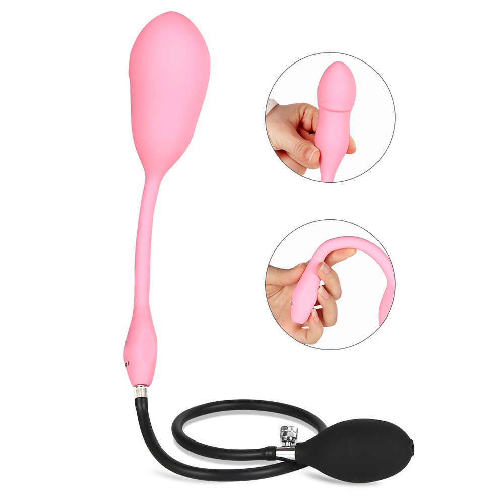 (image for) Inflatable Egg Vibrator Butt Plug
