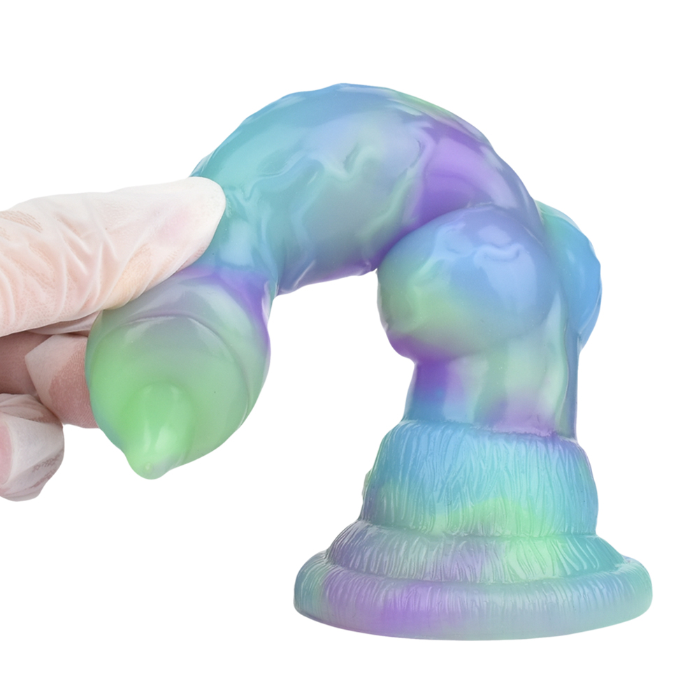 (image for) Luminous 7.1 Inches Silicone Dog Dildo