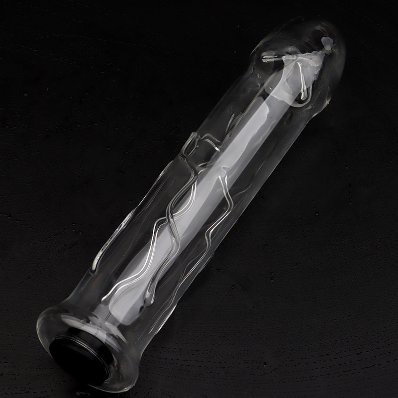(image for) Hollow Water-filled Heated Glass Dildo