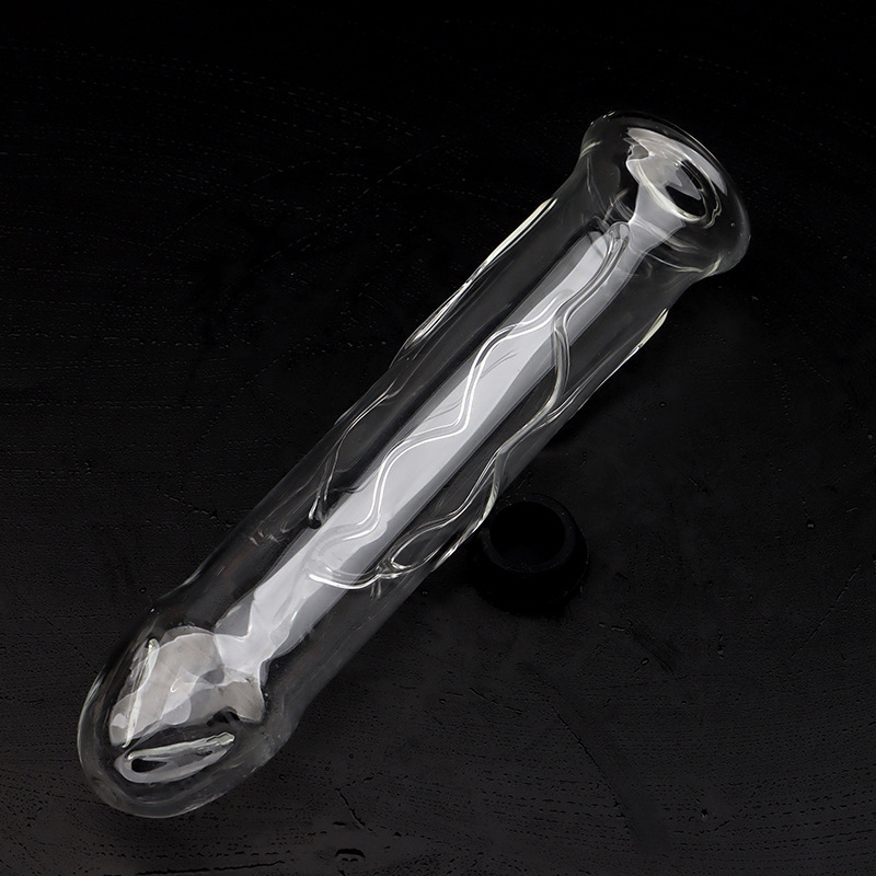 (image for) Hollow Water-filled Heated Glass Dildo