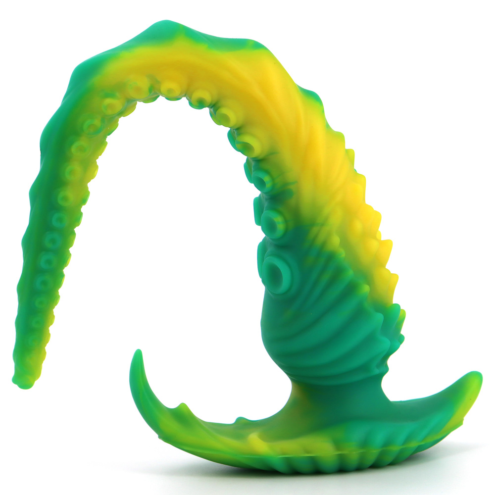 (image for) Octopus Wears Super Long Anal Plug