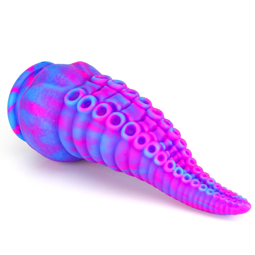 (image for) Octopus Tentacle Shape Flexible Silicone Dildo