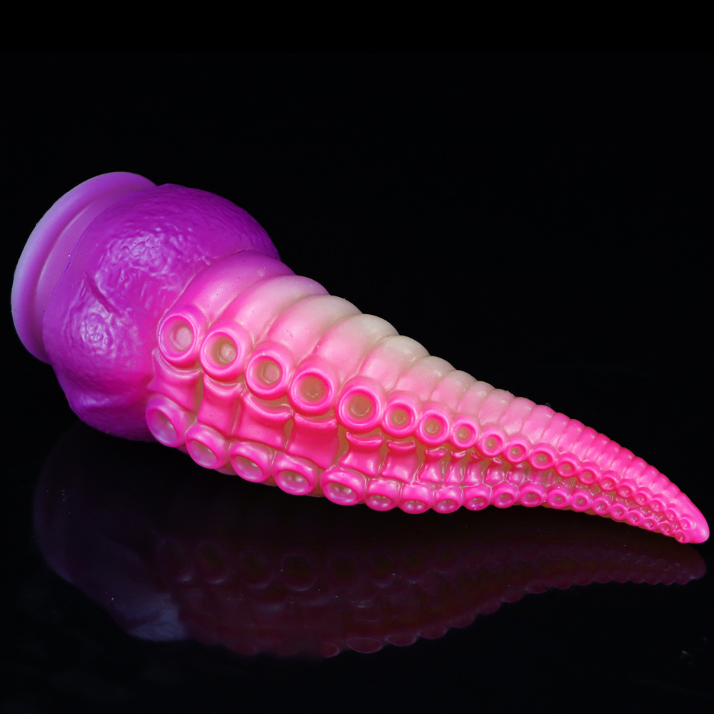 (image for) Ombre Octopus Tentacle Thick Dildo Animal