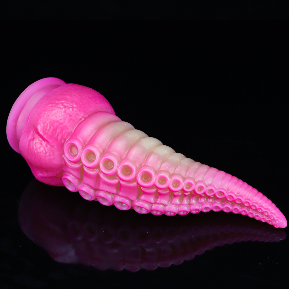 (image for) Ombre Octopus Tentacle Thick Dildo Animal