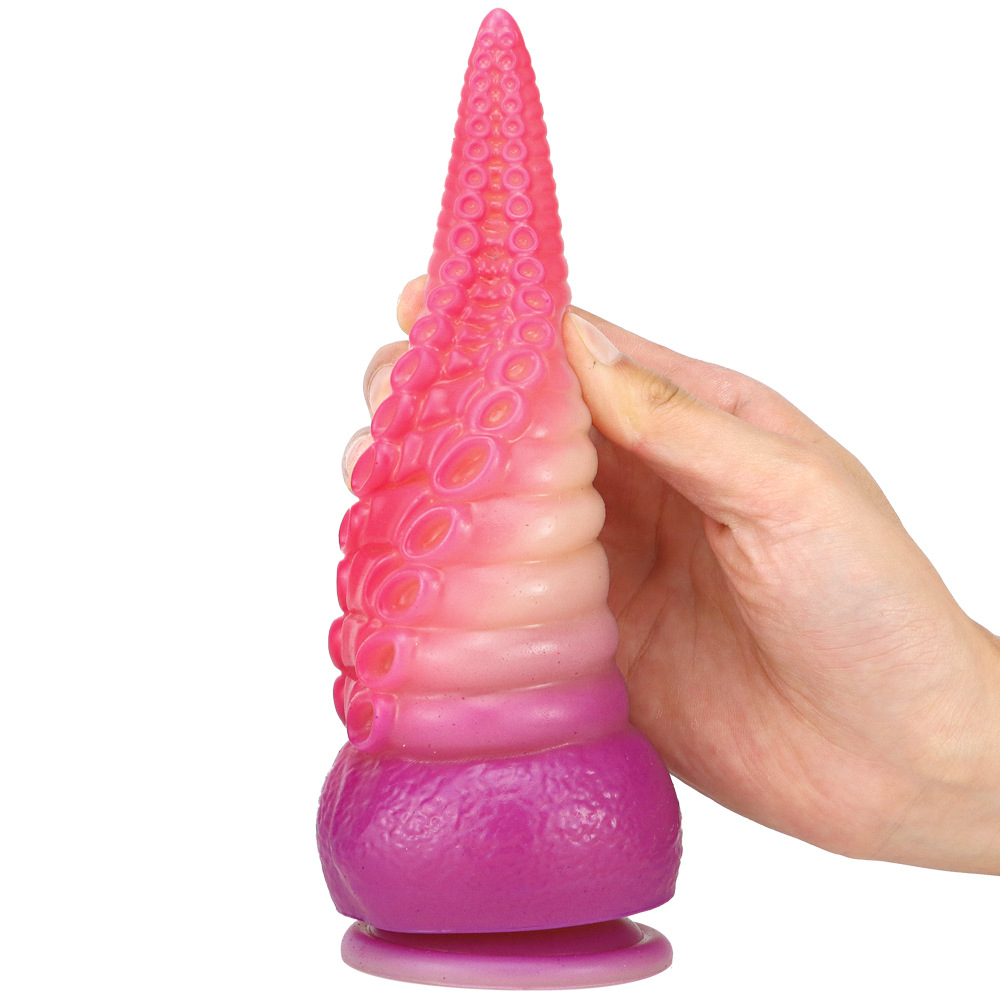 (image for) Ombre Octopus Tentacle Thick Dildo Animal