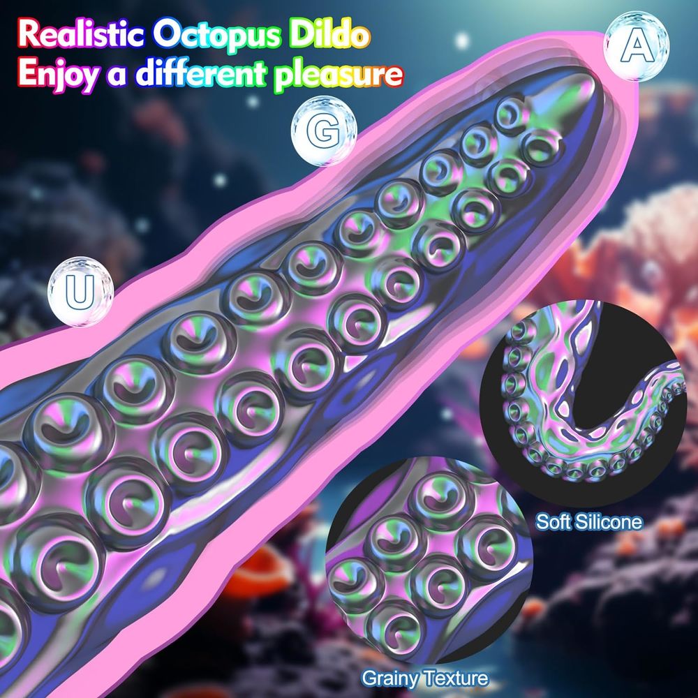 (image for) Huge Monster Vibrating Tentacle Dildo