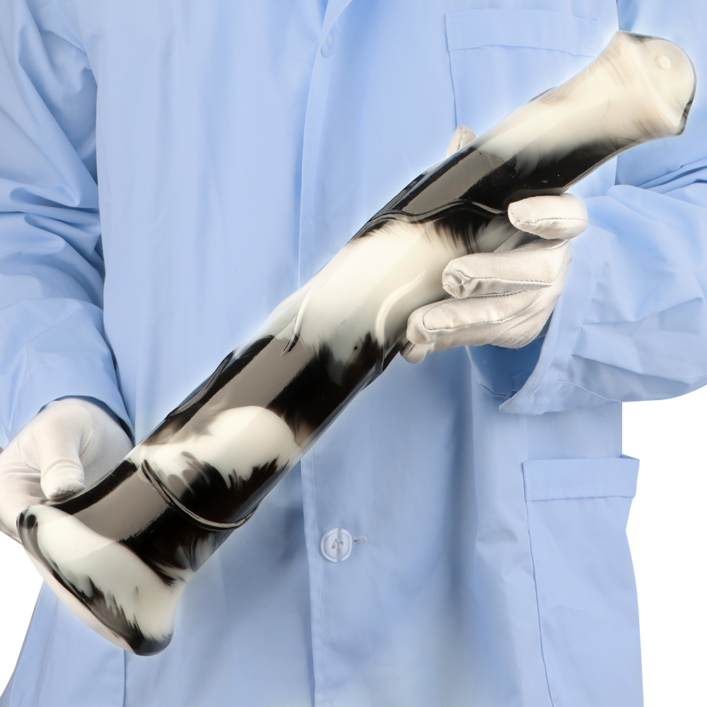(image for) Black and White Silicone Horse Dildo 01