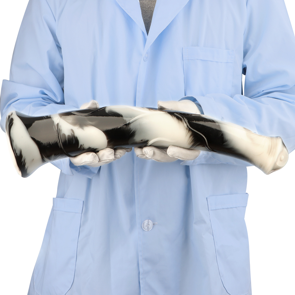 (image for) Black and White Silicone Horse Dildo 01