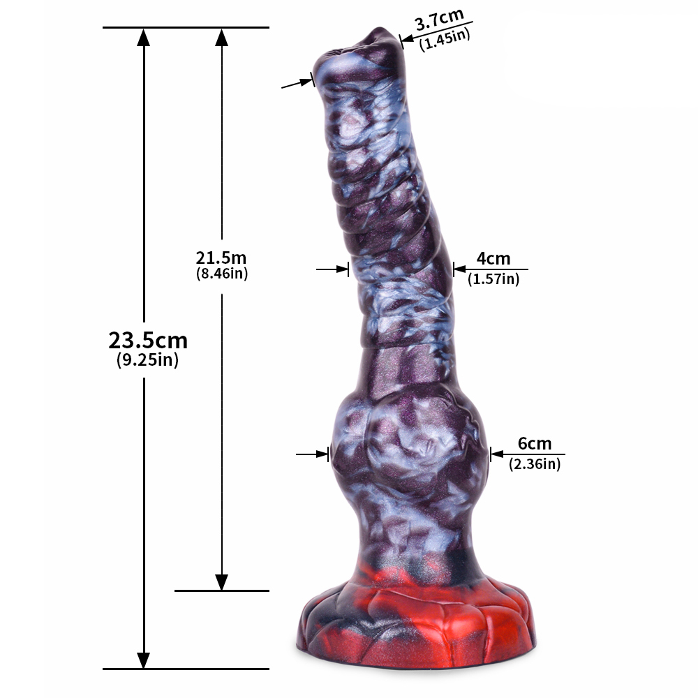 (image for) Alien Beast Night Elf 9.25" Dildo - N
