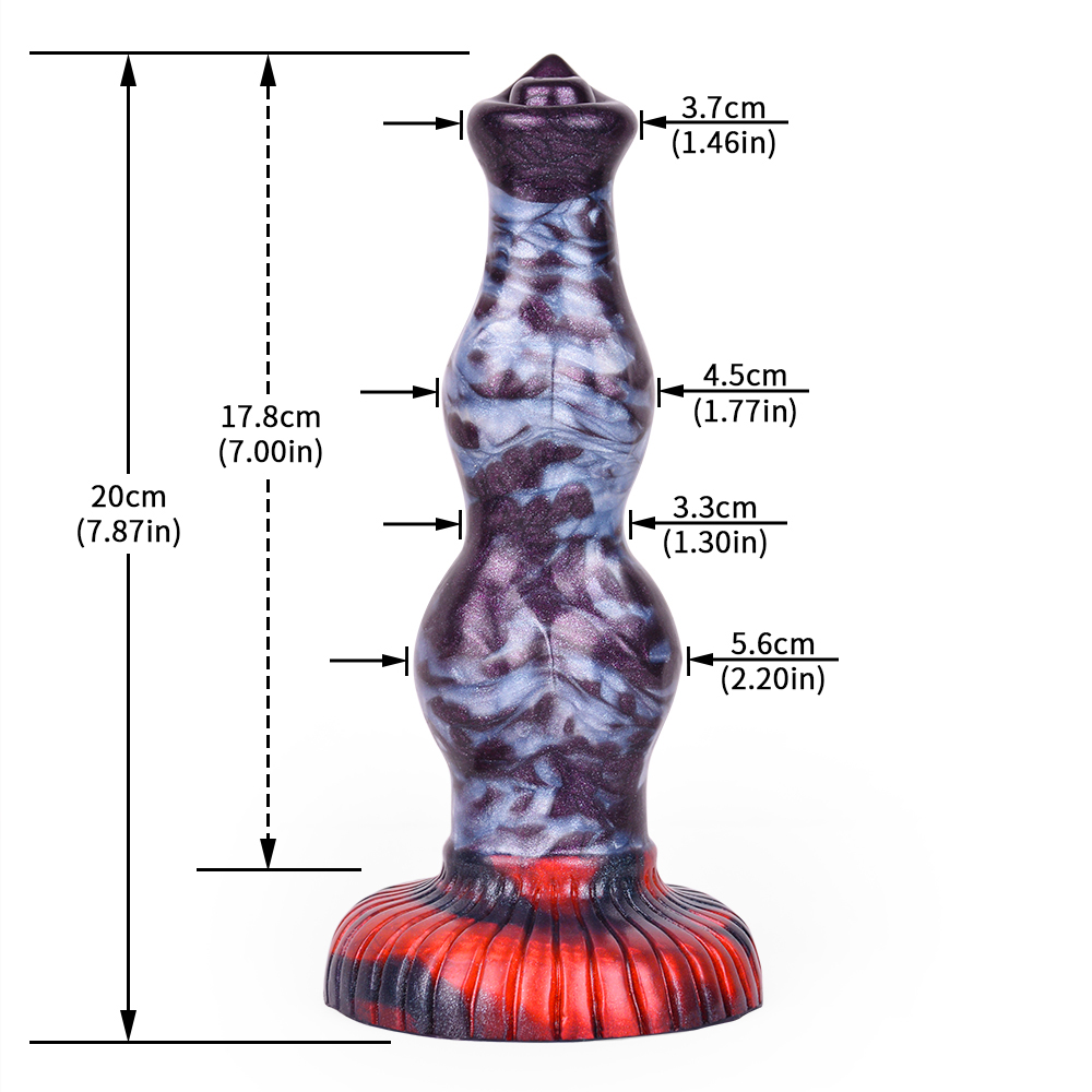(image for) Alien Beast Night Elf 7.87" Dildo - R