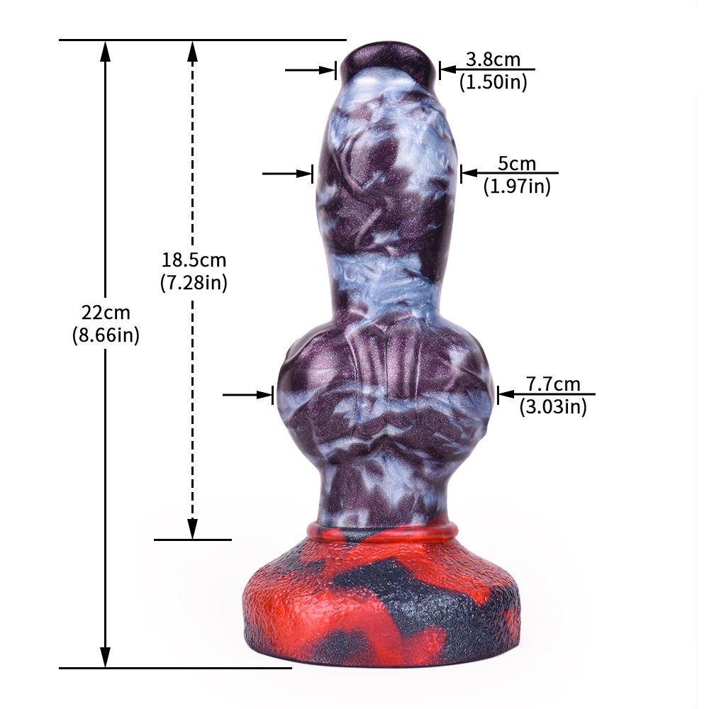 (image for) Alien Beast Night Elf 8.66" Dildo - S
