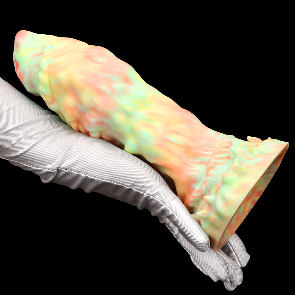 (image for) Leopard Color Mixing Silicone Dildo