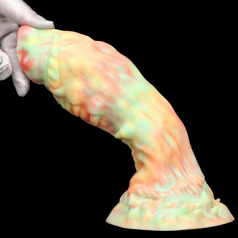 (image for) Leopard Color Mixing Silicone Dildo