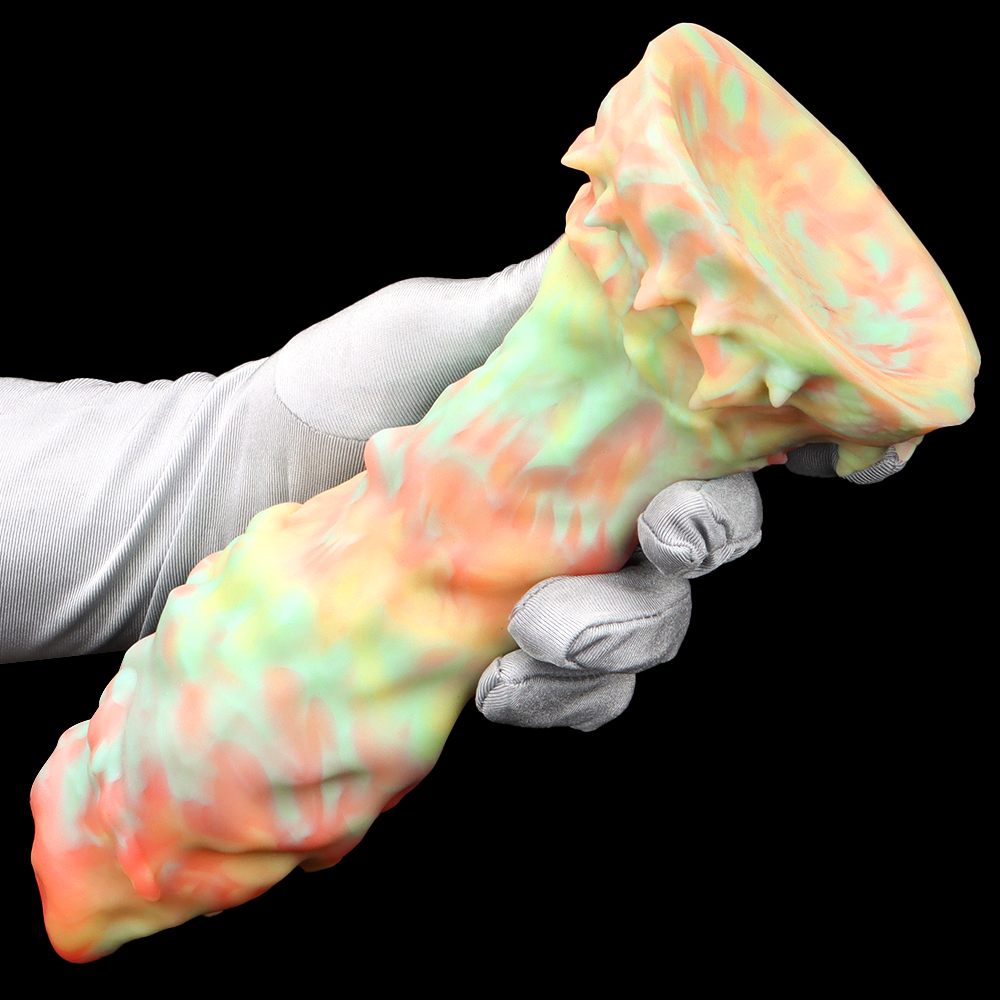 (image for) Leopard Color Mixing Silicone Dildo