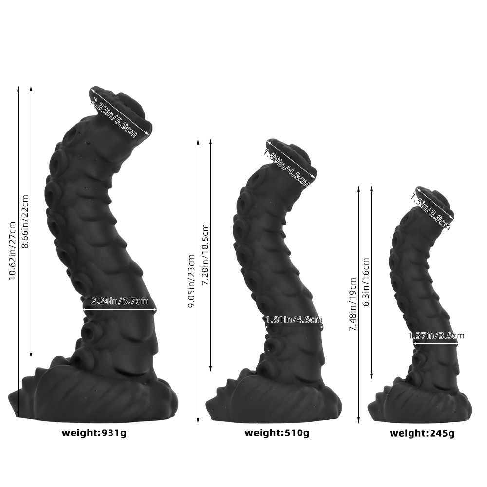 (image for) Bent Octopus Tentacles Alien Dildo