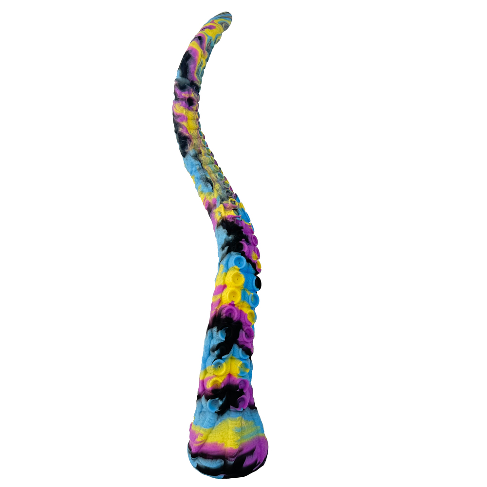 (image for) Multi-colored Octopus Shaped Silicone Butt Plugs