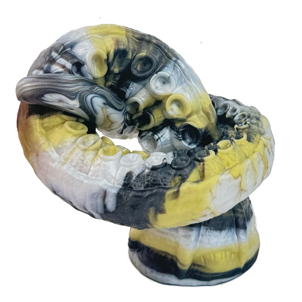 (image for) Multi-colored Octopus Shaped Silicone Butt Plugs