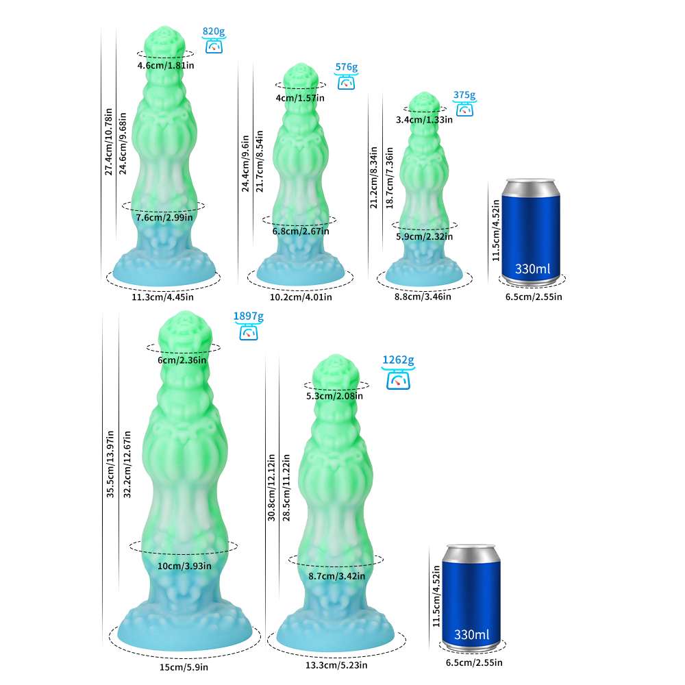 (image for) Monster Knot Luminous Horse Dildo