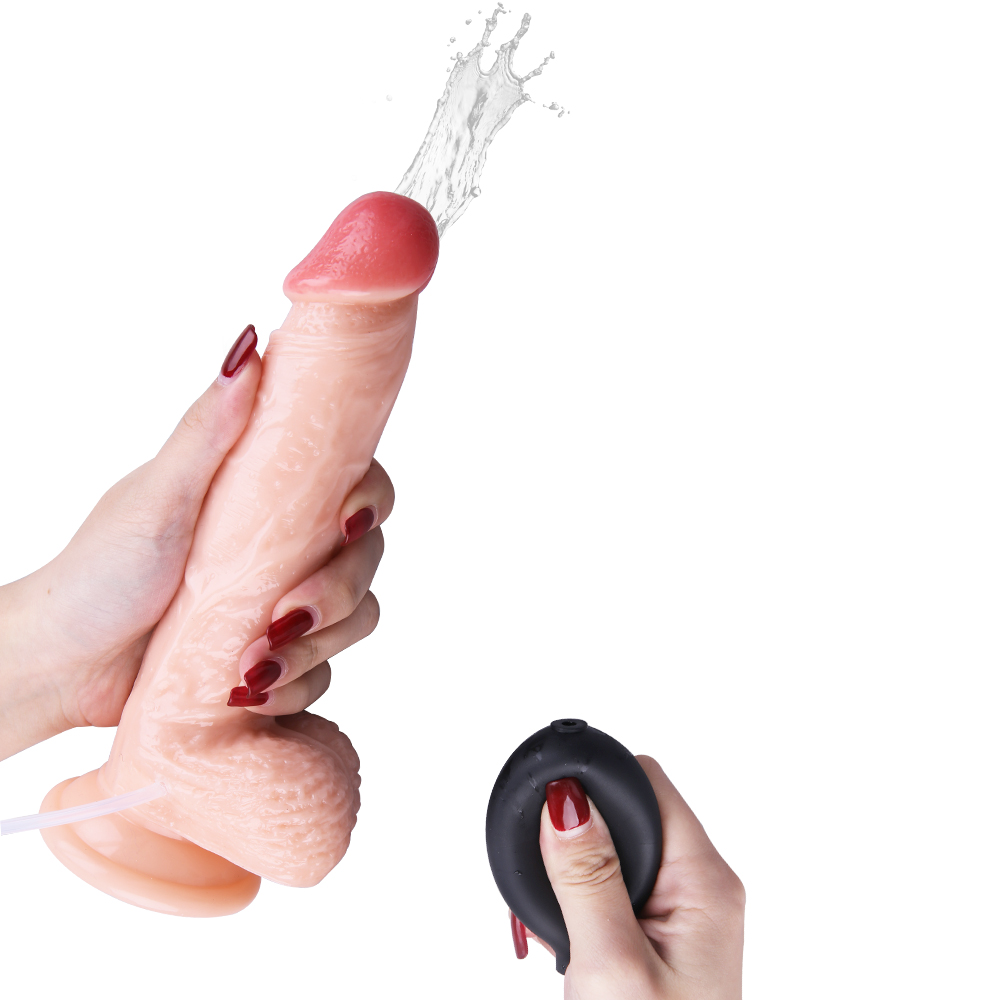 (image for) 8.27in Realistic Feeling Cumming Dildo