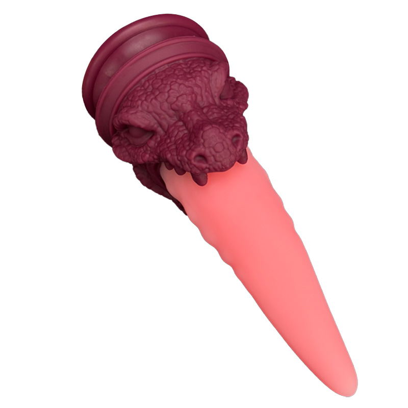 (image for) Ladon's Dragon Roar Tongue Dildo