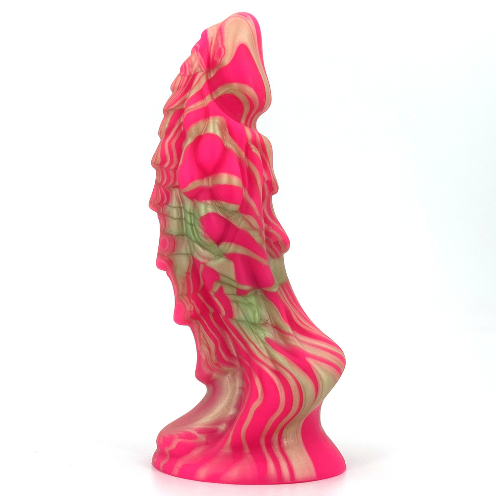 (image for) Unicorn Mixed Color Lifelike Silicone Dildo