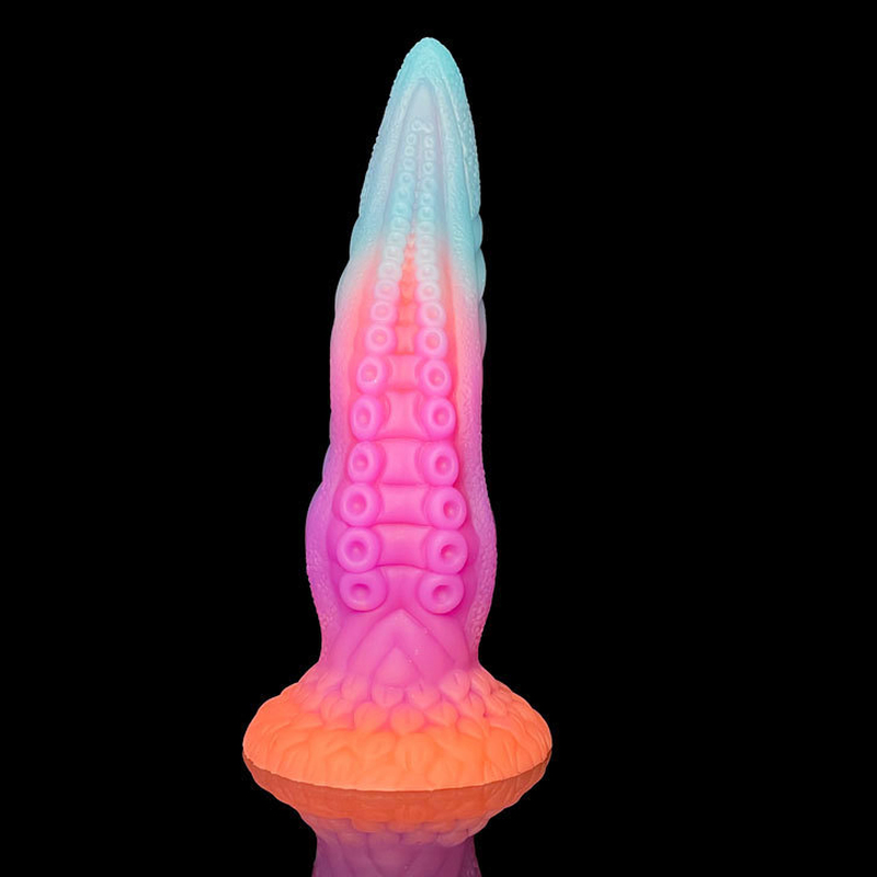 (image for) Luminous Silicone Octopus Tentacle Fantasy Soft Dildo