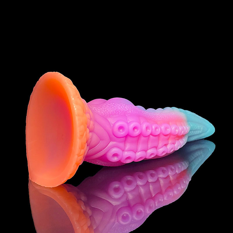(image for) Luminous Silicone Octopus Tentacle Fantasy Soft Dildo